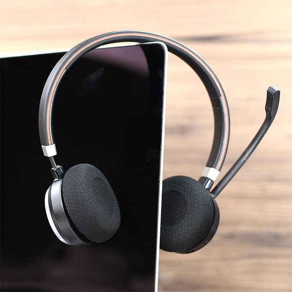2 stk Erstatningsøreputer Kompatibel med Jabra Evolve 20 20se 30 30II 40 65 65+ Oppgrader øreputer