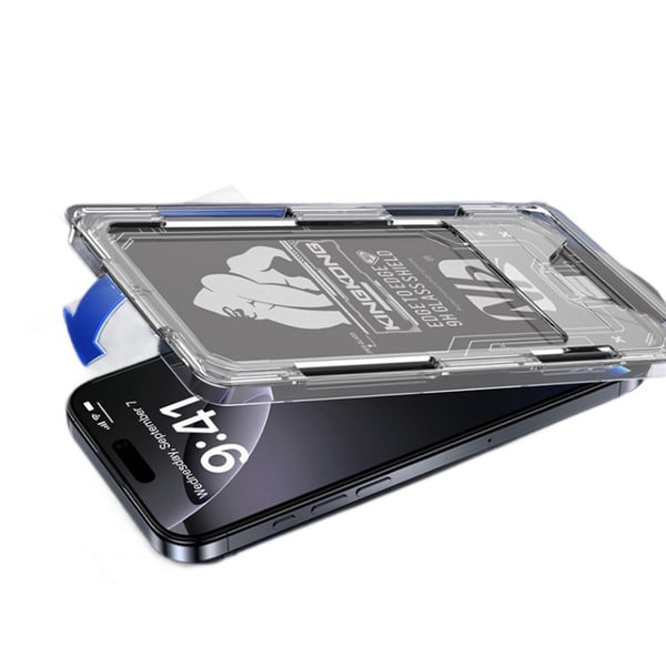 3-Pakning HD Herdet Glass Skjermbeskytter med Støvfri Applikator kompatibel med iPhone 15/16