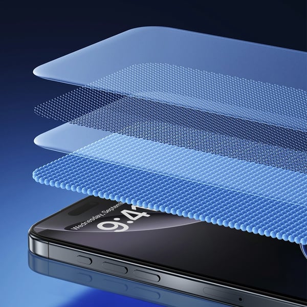 3-Pakning HD Herdet Glass Skjermbeskytter med Støvfri Applikator kompatibel med iPhone 15/16