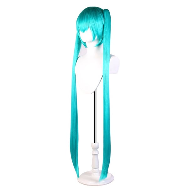 Lang Blå Cosplay Parykk - Høytemperaturfiber, Varmebestandig, Perfekt for Anime Rollespill & Fester