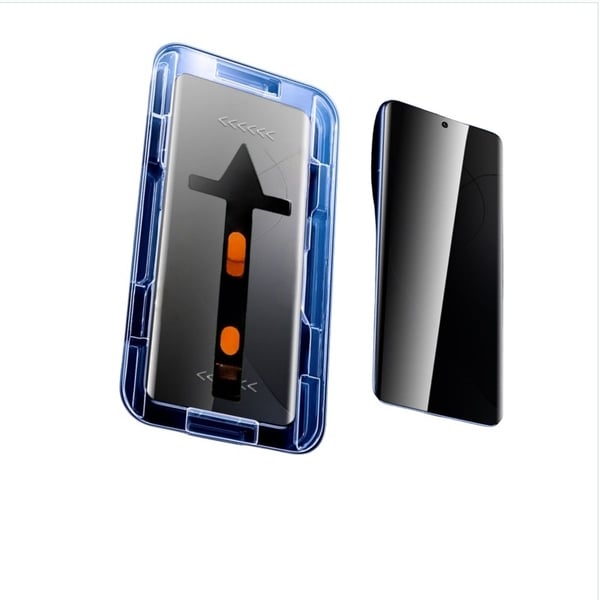 Yksityisyyttä suojaava karkaistu lasinen näytönsuoja, yhteensopiva Huawei P60/P60 Pro/P60 Art -puhelimien kanssa ja helppo asennussarja