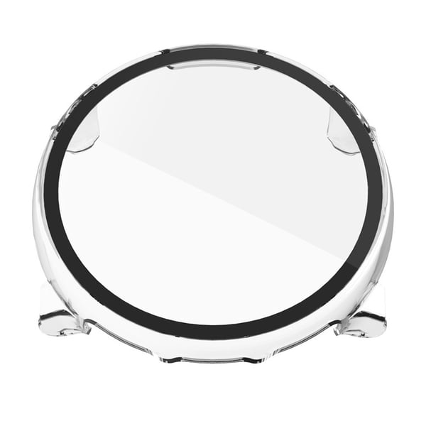 Beskyttende PC-deksel med skjermbeskytter i herdet glass kompatibelt med Polar Vantage V3 Transparent