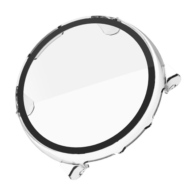 Beskyttende PC-deksel med skjermbeskytter i herdet glass kompatibelt med Polar Vantage V3 Transparent