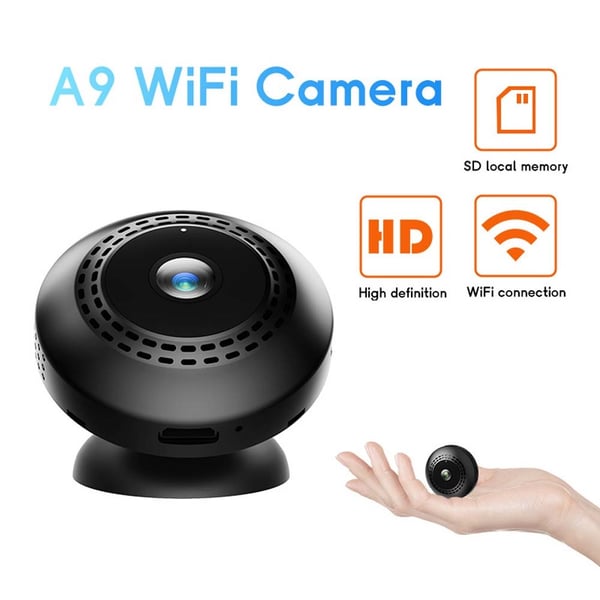 Mini Lett WiFi-kamera: Trådløs, Enkel Installasjon, 1080P HD, Nattsyn, Perfekt for Hjemme- og Kjæledyrovervåking