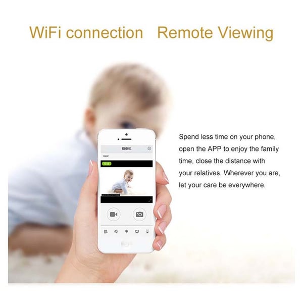 Mini Lett WiFi-kamera: Trådløs, Enkel Installasjon, 1080P HD, Nattsyn, Perfekt for Hjemme- og Kjæledyrovervåking