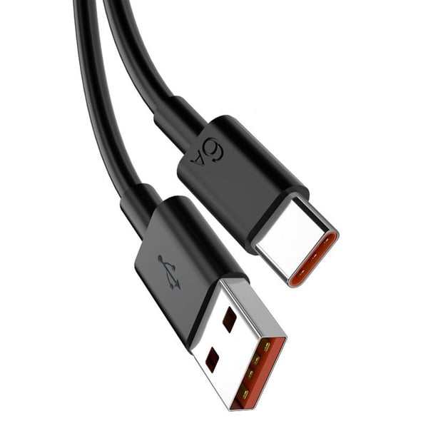6A Supernopea Type-C -datalatauskaapeli, suuri virta, 2 kpl 1.5 M