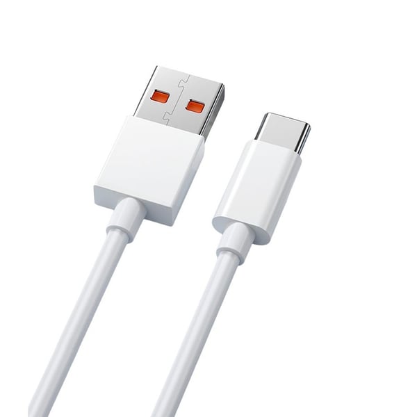 2-pakning 120W USB Type-C hurtigladekabel kompatibel med Xiaomi, 6A høy effekt datakabel 1.5m