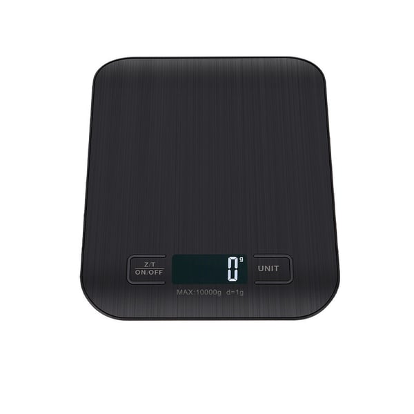 Genopladelig Digital Køkkenvægt - 5 kg Præcisionsvægt med Tareringsfunktion og USB-opladning 10kg/1g