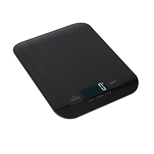 Oppladbar digital kjøkkenvekt - 5 kg presisjonsmatvekt med tareringsfunksjon og USB-lading 10kg/1g