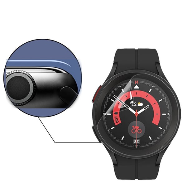 TPU-näytönsuoja, yhteensopiva Garmin Forerunner 955:n kanssa - Puoli-itseliimautuva asennus (2 kpl)