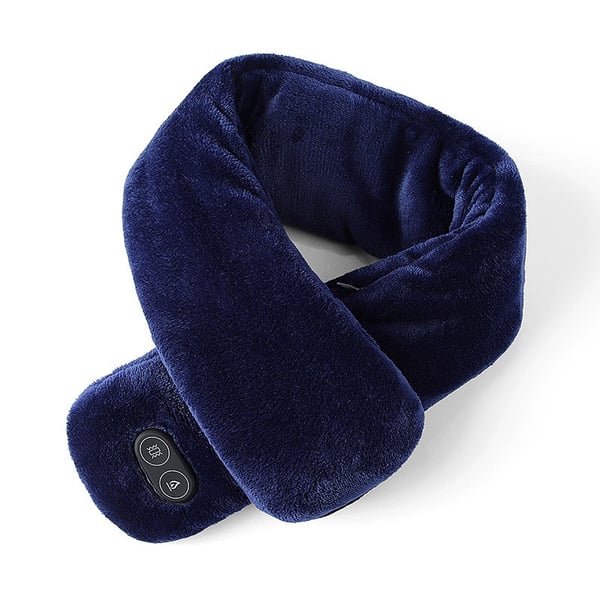 USB-ladattava lämmitetty kaulahuivi 3 lämpötila-asetuksella, sopii kaikille Blue