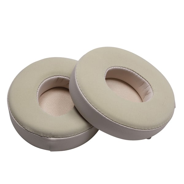 2 stk. kølende gel ørepuder kompatible med Beats Solo 2/3, udskiftnings ørepuder Beige