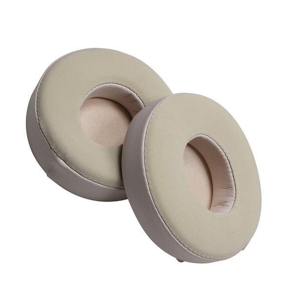 2 stk. kølende gel ørepuder kompatible med Beats Solo 2/3, udskiftnings ørepuder Beige