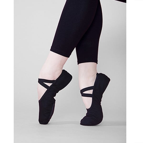 Myke såle ballettsko - Dansesko for trening og opptreden Black 39