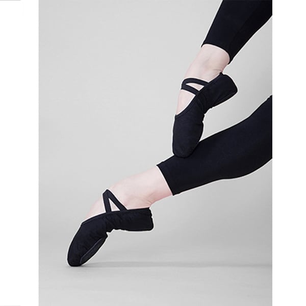 Myke såle ballettsko - Dansesko for trening og opptreden Black 39