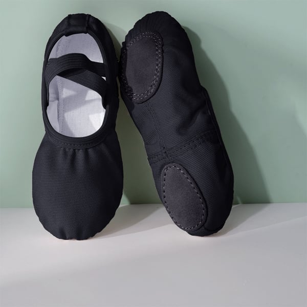 Myke såle ballettsko - Dansesko for trening og opptreden Black 39