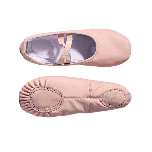 Pustende Ballett Dansesko - Gymnastikk Øvelse & Yoga Slip-ons Pink 38