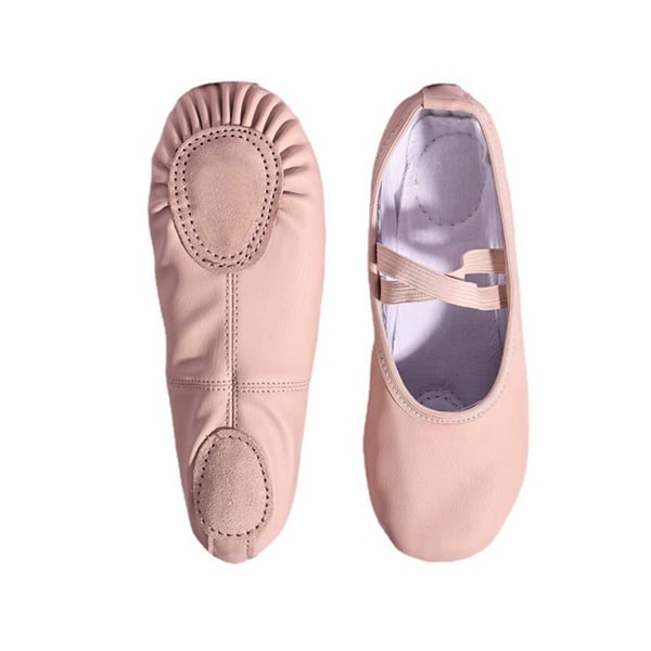 Pustende Ballett Dansesko - Gymnastikk Øvelse & Yoga Slip-ons Pink 38
