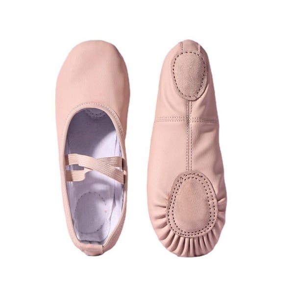 Pustende Ballett Dansesko - Gymnastikk Øvelse & Yoga Slip-ons Pink 32