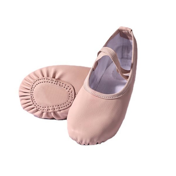 Pustende Ballett Dansesko - Gymnastikk Øvelse & Yoga Slip-ons Pink 32