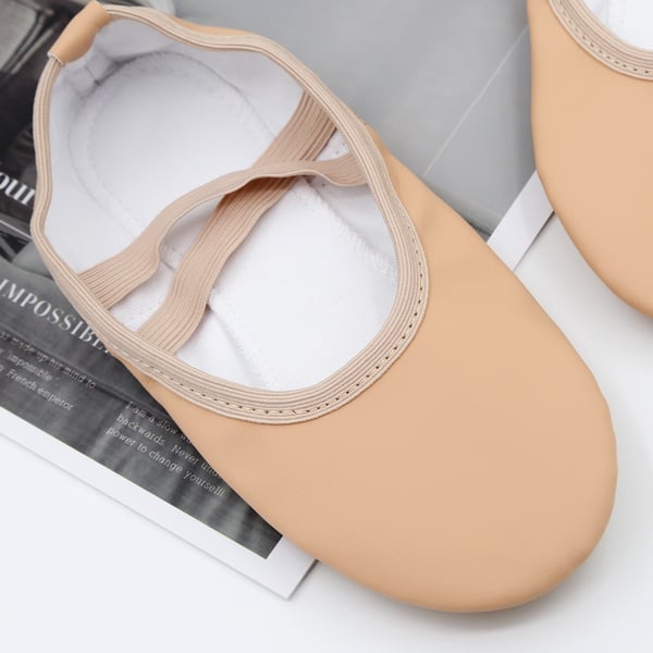 Pustende Ballett Dansesko - Gymnastikk Øvelse & Yoga Slip-ons Pink 32