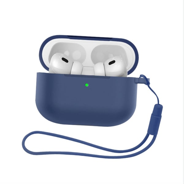 Silikone Beskyttelsesetui Kompatibelt med Apple AirPods Pro 3 - Todelt Sæt Blue