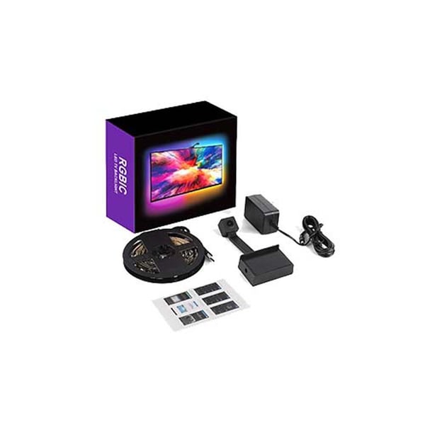 Tuya IPC Skærmfarvevælger LED Strip - Alexa Kompatibel RGBIC Ambient Belysning til TV, Kompatibel med Samsung, APPLE