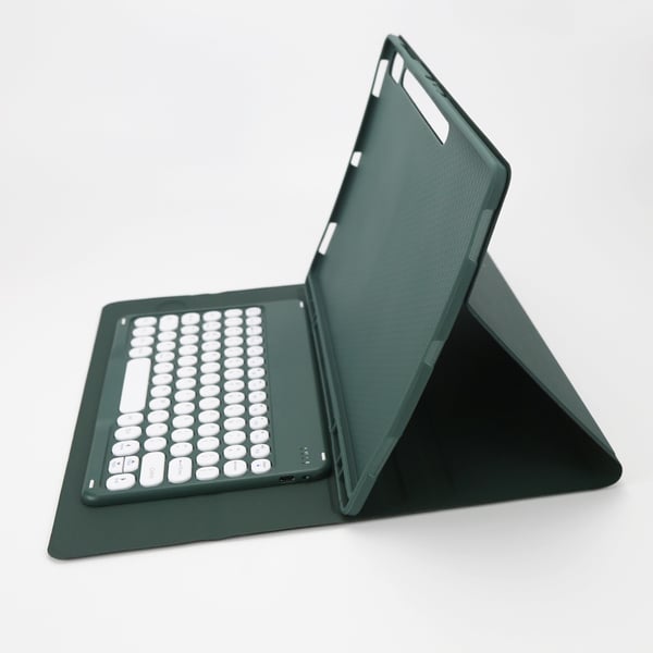 Bluetooth-näppäimistökotelo - Vihreä + Bluetooth-hiiri, yhteensopiva Samsung Galaxy Tab S9 Ultra/S10 Ultra 14.6 tuuman kanssa