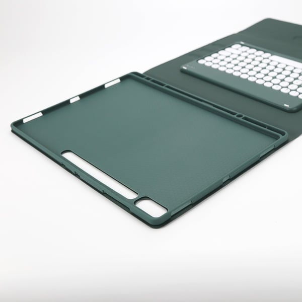 Bluetooth-näppäimistökotelo - Vihreä + Bluetooth-hiiri, yhteensopiva Samsung Galaxy Tab S9 Ultra/S10 Ultra 14.6 tuuman kanssa