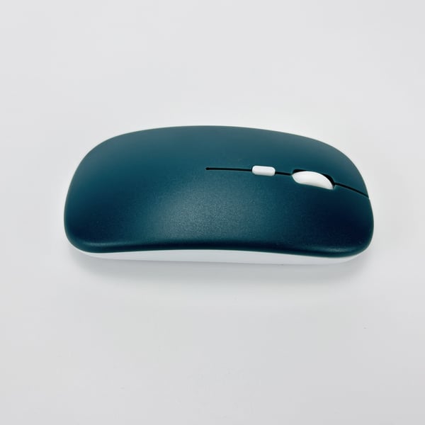 Mørkegrønt Bluetooth-tastaturdeksel + Bluetooth-mus kompatibel med Samsung Galaxy Tab A7 10.4 tommer (T500/T505)