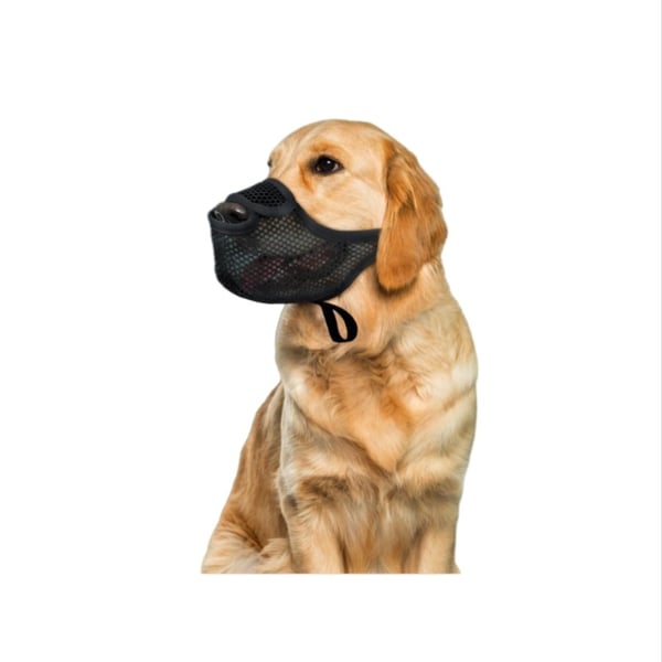 Anti-spise hundekurv: Åndbar mesh hundemundbeskytter til sikkerhed og træning S Anti-spise hundekurv: Åndbar mesh hundemundbeskytter til sikkerhed og træning S