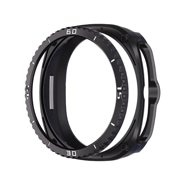TPU Beskyttelsesdeksel Kompatibelt med Samsung Watch8 Classic 46mm - Anti-Ripe Støtfanger Black