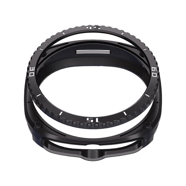 TPU Beskyttelsesdeksel Kompatibelt med Samsung Watch8 Classic 46mm - Anti-Ripe Støtfanger Black