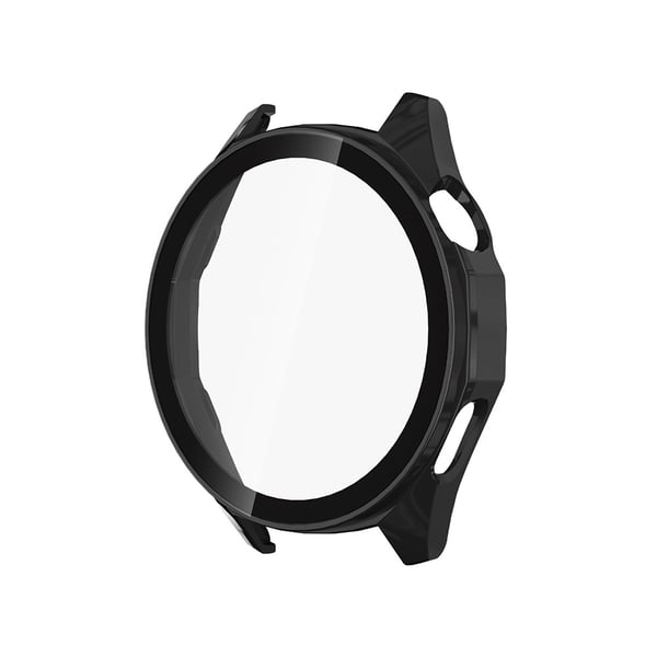 Svart PC Klokkeveske med Herdet Glass Skjermbeskytter Kompatibel med Huawei GT6 Pro 46mm