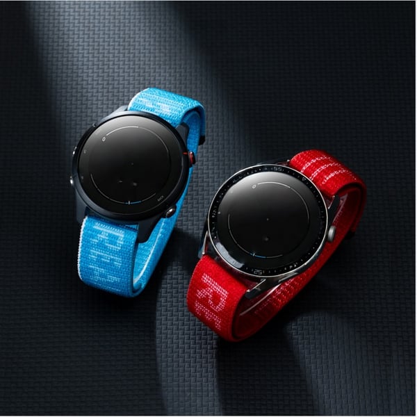 Original Sport Nylon Loop Stropp Kompatibel med Garmin Forerunner 255/265/165 - Komfortabel og Sikker Blue