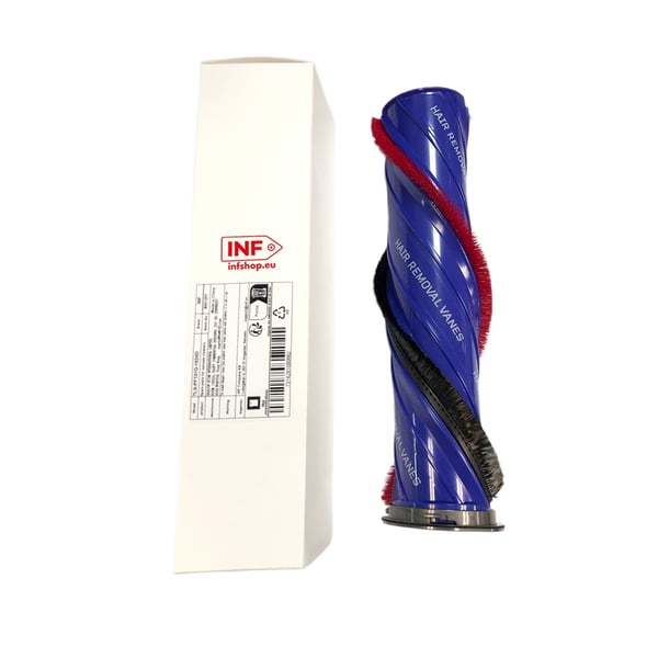 Direkte Drevet Anti-Tangle Børstehode Rulle Kompatibel med Dyson V10 V11 V15, Karbonfiber