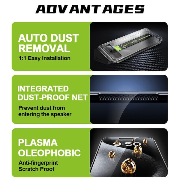 Personvernskjermbeskytter Kompatibel med iPhone 16 Pro/17 - Anti-Peep Herdet Glass