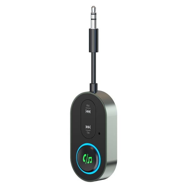Bluetooth 5.3 Trådløs Lydmottaker og Sender - BR10T Adapter med Lang Batterilevetid