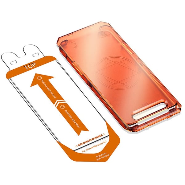 3. sukupolven HD karkaistu lasinen näytönsuoja pölyttömällä asennustyökalulla, uudelleenkäytettävä, yhteensopiva iPhone 16 Pro/17 kanssa 3. sukupolven HD karkaistu lasinen näytönsuoja pölyttömällä asennustyökalulla, uudelleenkäytettävä, yhteensopiva iPhone 16 Pro/17 kanssa
