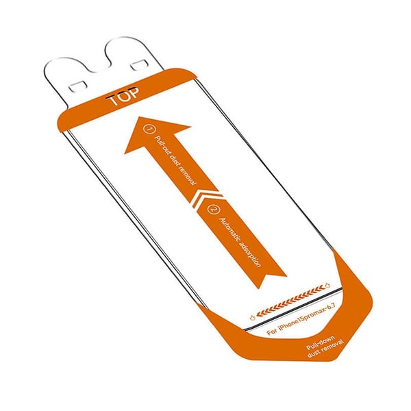 3. generasjons HD herdet glass skjermbeskytter med støvfri applikator, gjenbrukbar, kompatibel med iPhone 16 Pro/17