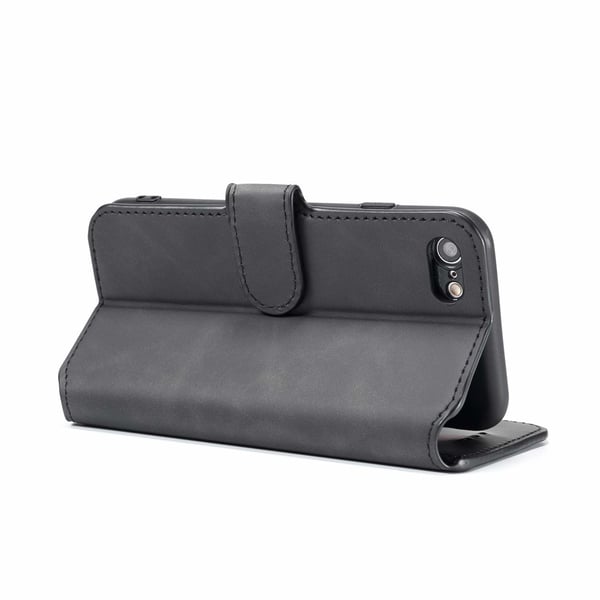 iPhone 7/8 mobil taske PU læder sort