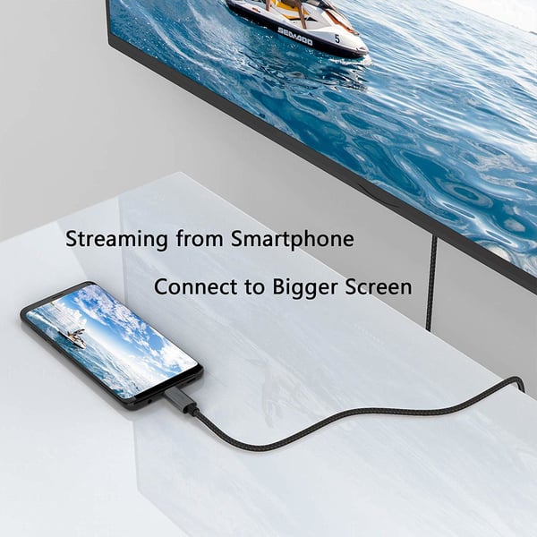 USB-C til HDMI kabel 4K - 2 meter