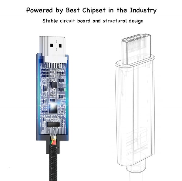 USB-C til HDMI kabel 4K - 2 meter