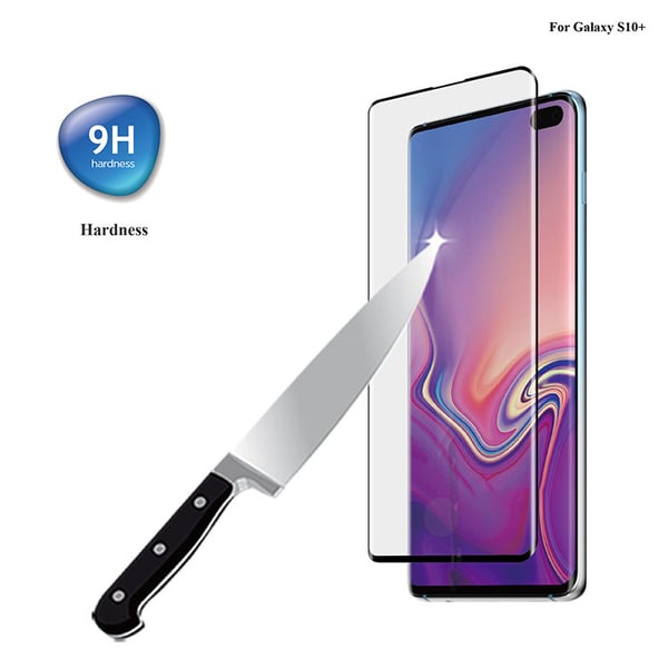 Samsung Galaxy S10 Plus Läpinäkyvä Karkaistu Lasinen Näytönsuoja
