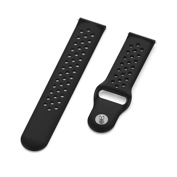 Samsung Gear S3 / Galaxy Watch 46 mm armband 22 mm Svart