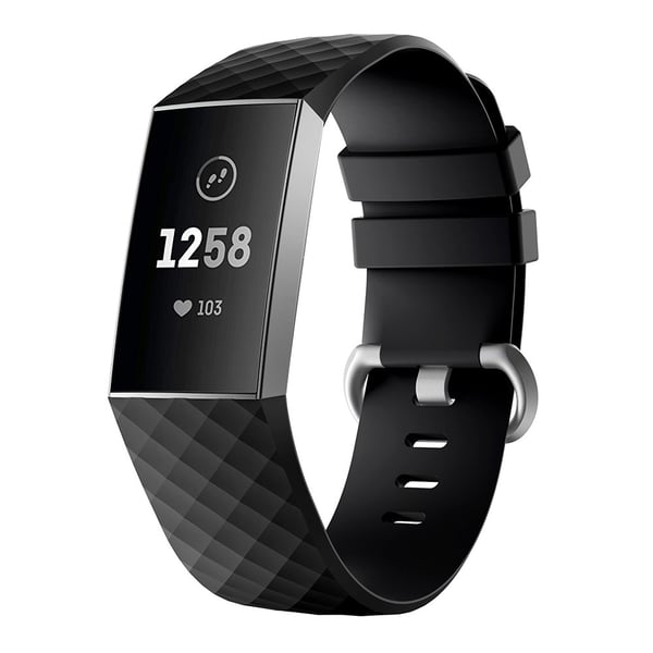 Fitbit Charge 3/4 reim i silikon (S) Black