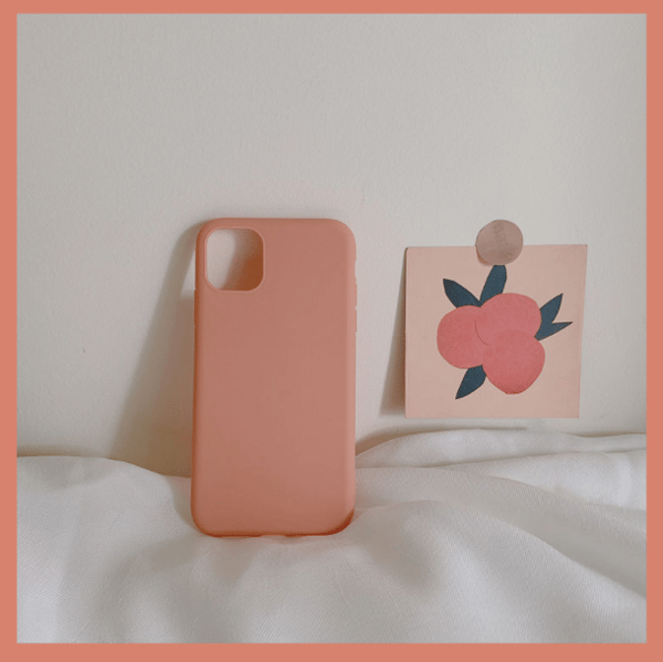 Stødsikkert flydende silikone etui til iPhone 11 Pro Orange