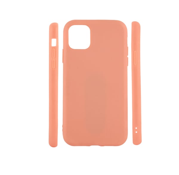 Stødsikkert flydende silikone etui til iPhone 11 Pro Orange