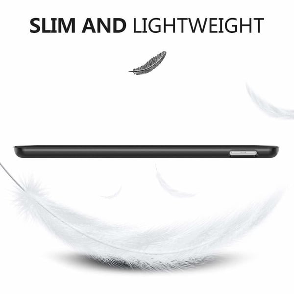 Smartdeksel til iPad 5/6 Air 1/2, sort stativ 9,7"