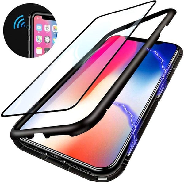 Mobildeksel tosidig herdet glass XiaoMi Redmi Note7 / 7Pro - Svart